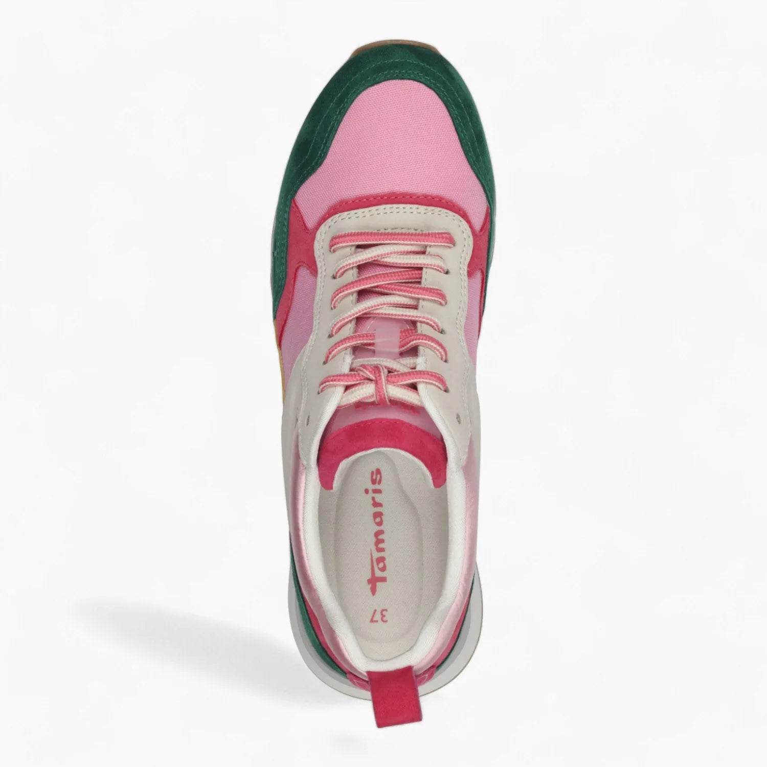 Tamaris Pink Runner – Sporty, Trendy, and Colourful - Leavys Shoes