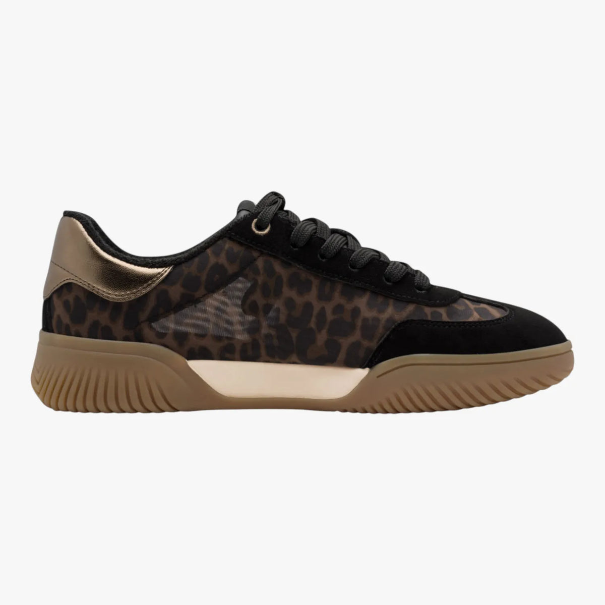 Tamaris Leopard Print Gum Sole Trainer