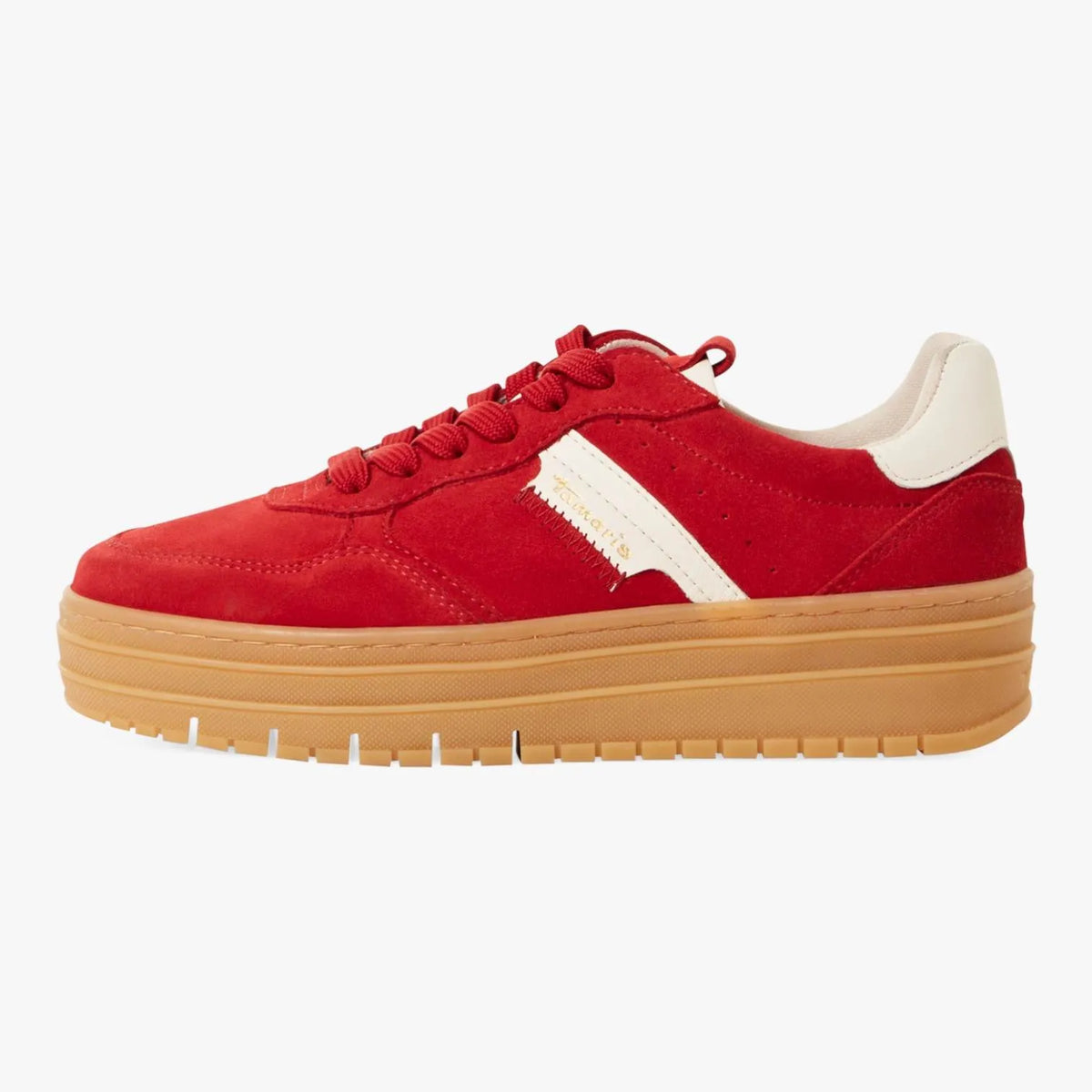 Tamaris Vibrant Red Runner – Bold, Trendy &amp; Ultra-Comfortable - Leavys Shoes