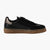 Tamaris Black Leather Lace-Up Sneaker with Bronze Accents - Leavys Shoes