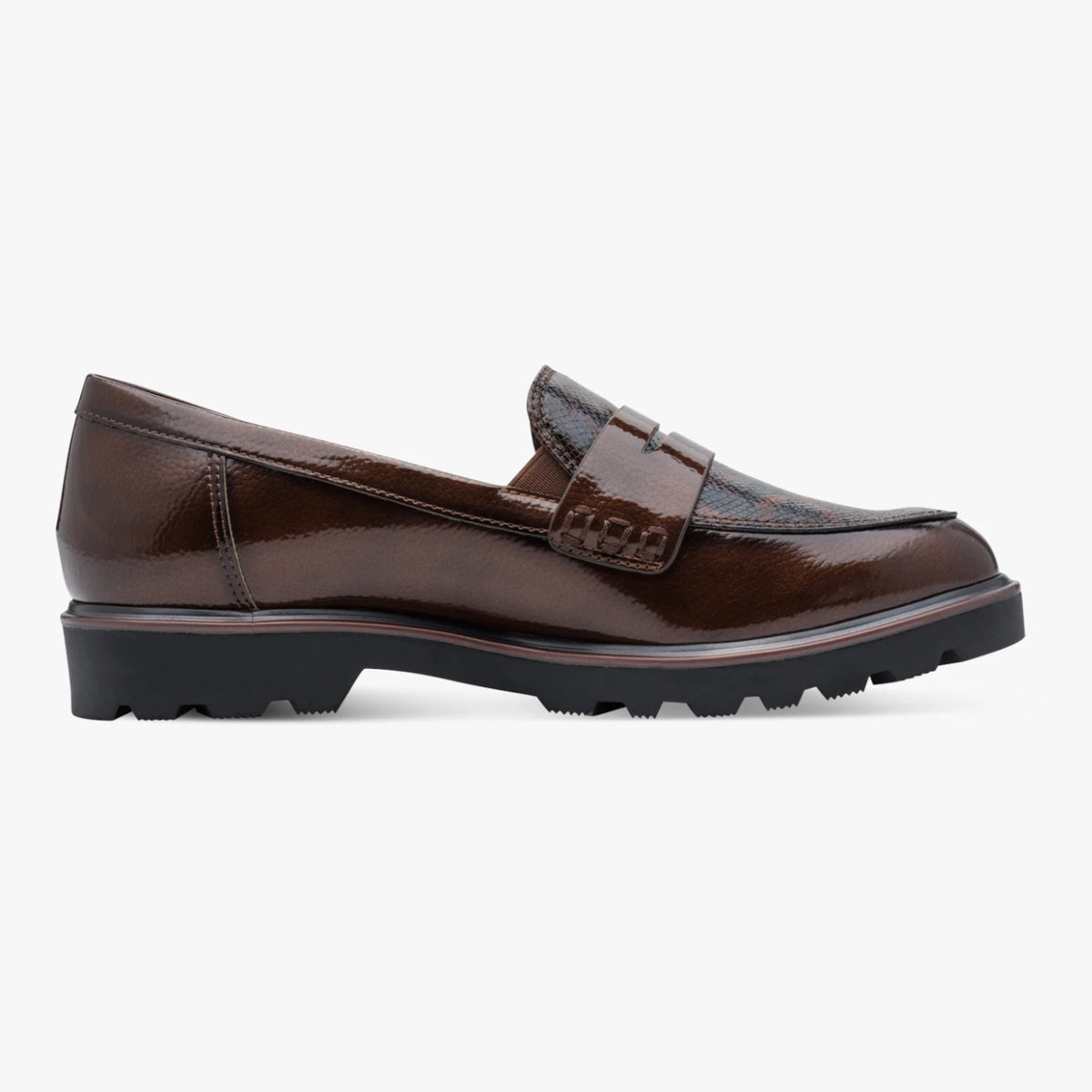Tamaris Essentials Brown Chunky Penny Loafer