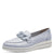 Tamaris Dusty Blue Loafer with Chunky Chain Detail
