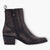 Tamaris Metallic Bronze Vegan Ankle Boots with Low Block Heel