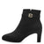 Front view of Tamaris Black Dressy Ankle Boot.
