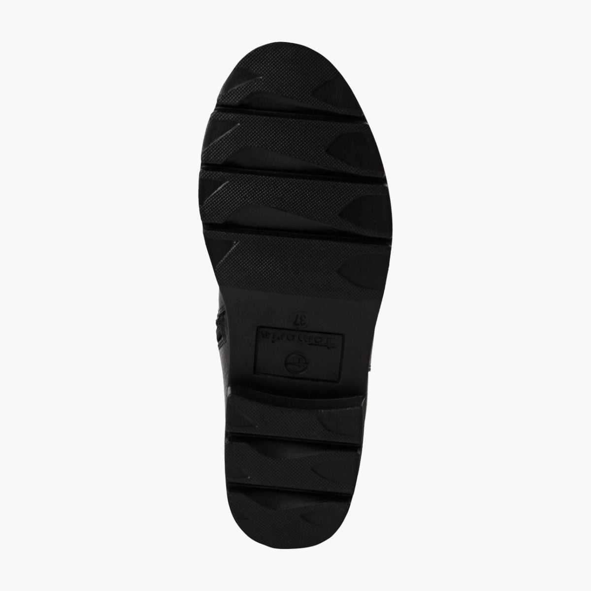 Tamaris Black Leather Chelsea Boots with Zip & Block Heel - Leavys Shoes