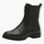 Tamaris Black Boots with Chunky Sole, Side Zip & Stud Details - Pull Tab, Stylish & Comfortable