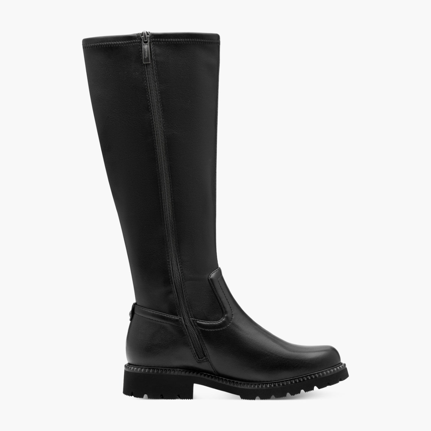 Tamaris Black Knee-High Boots with TOUCH-IT Comfort - Leavys Shoes