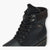 Tamaris Black Boots with Rope-Style Laces & Chunky Sole - DUOTEX, Fur-Lined Tongue, Side Zip, Comfort Fit