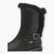 Tamaris Black Boots with Fur Trim & Buckle Detail - Block Heel, Side Zip, Comfort Fit