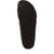 Tamaris Dark Grey Slip-On Sandals with Bronze Buckles