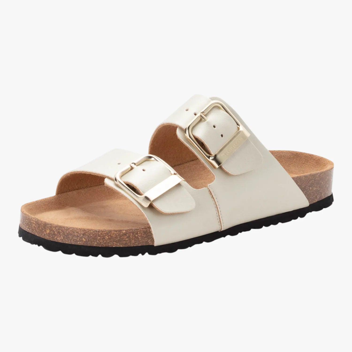Tamaris Light Gold Double Buckle Slide