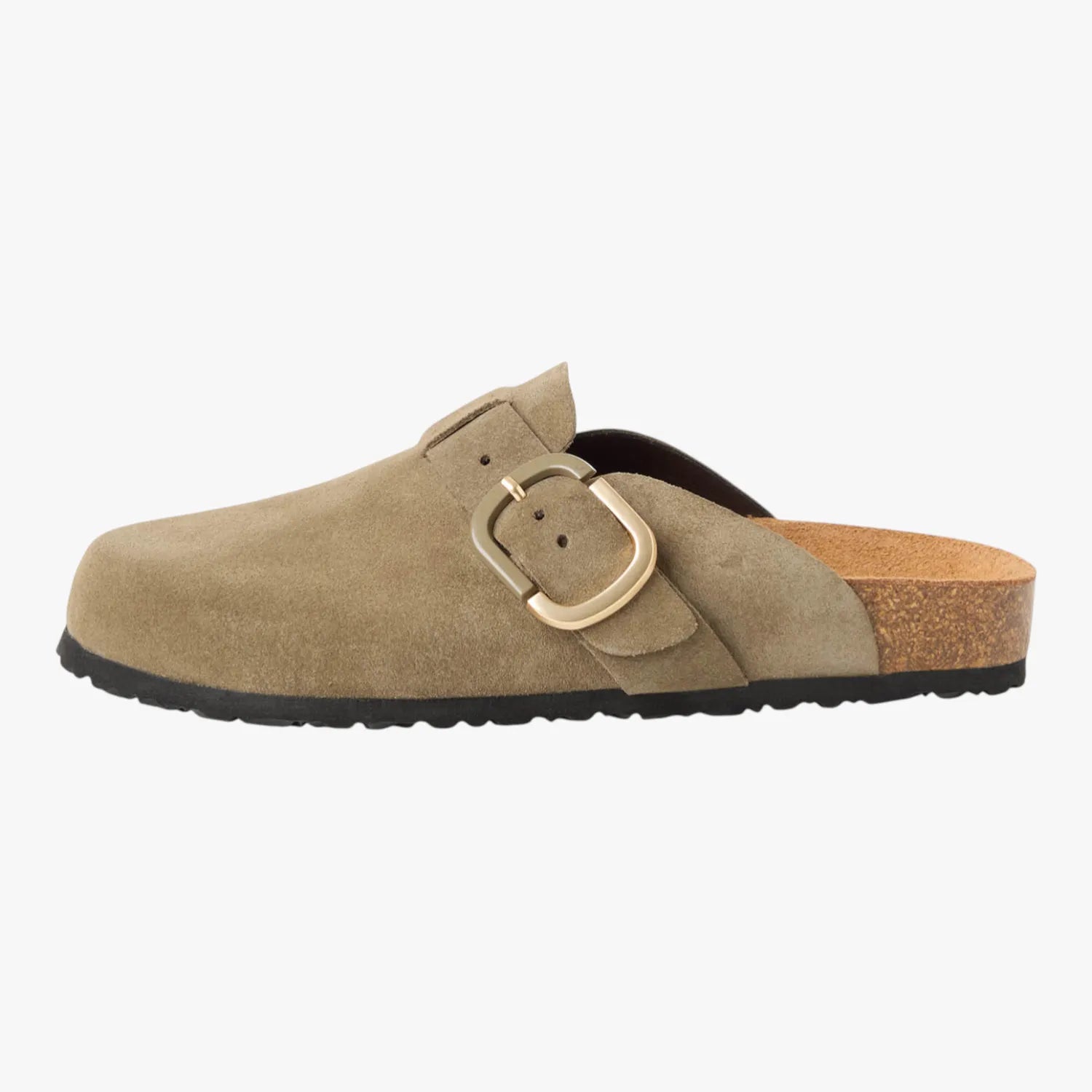 Tamaris Olive Leather Mule Clog 1-27600-44-722