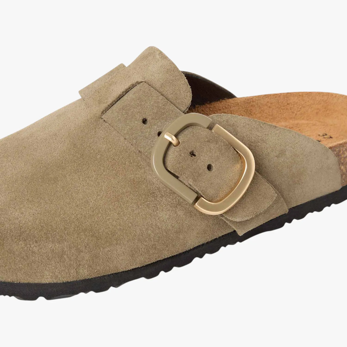 Tamaris Olive Leather Mule Clog 1-27600-44-722