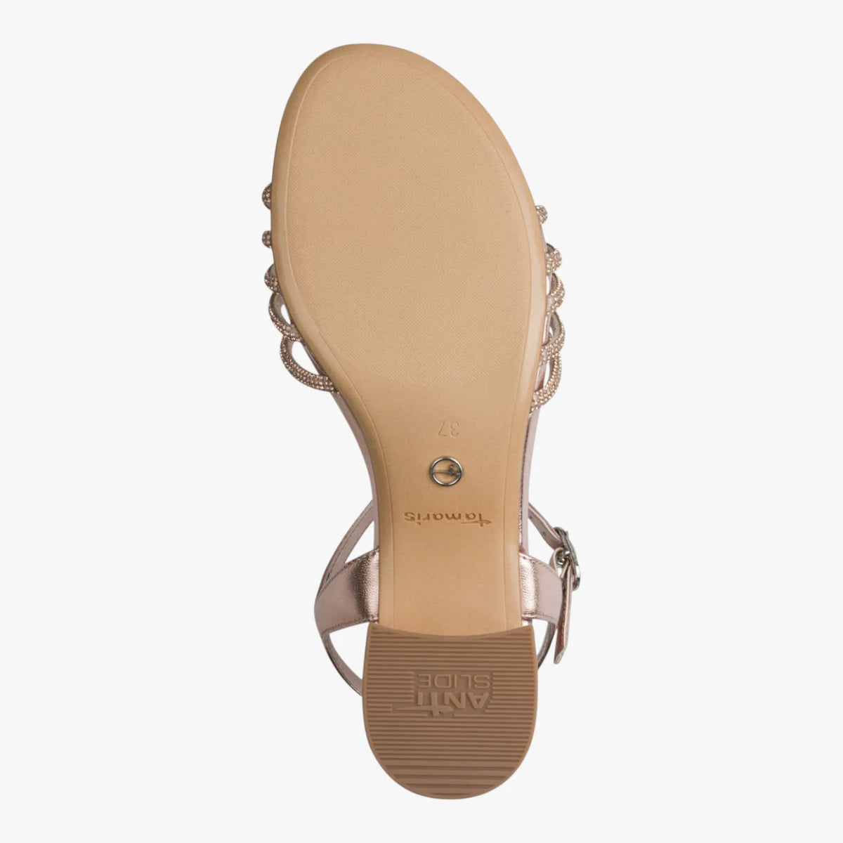Tamaris Rose Glam Block Heel Sandals