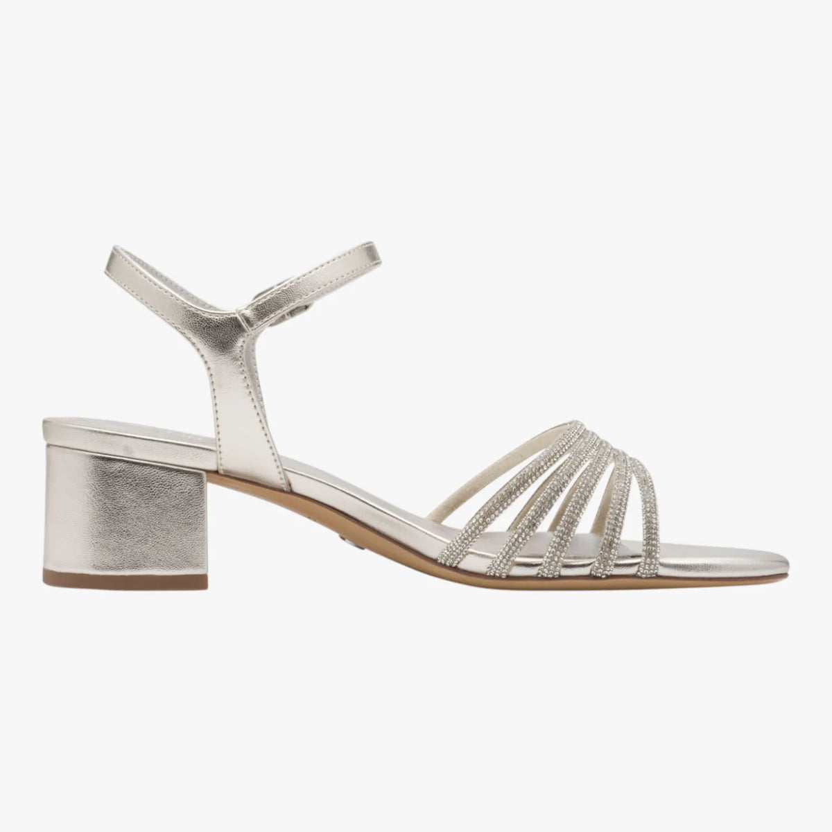 Tamaris Silver Strappy Occasion Sandal