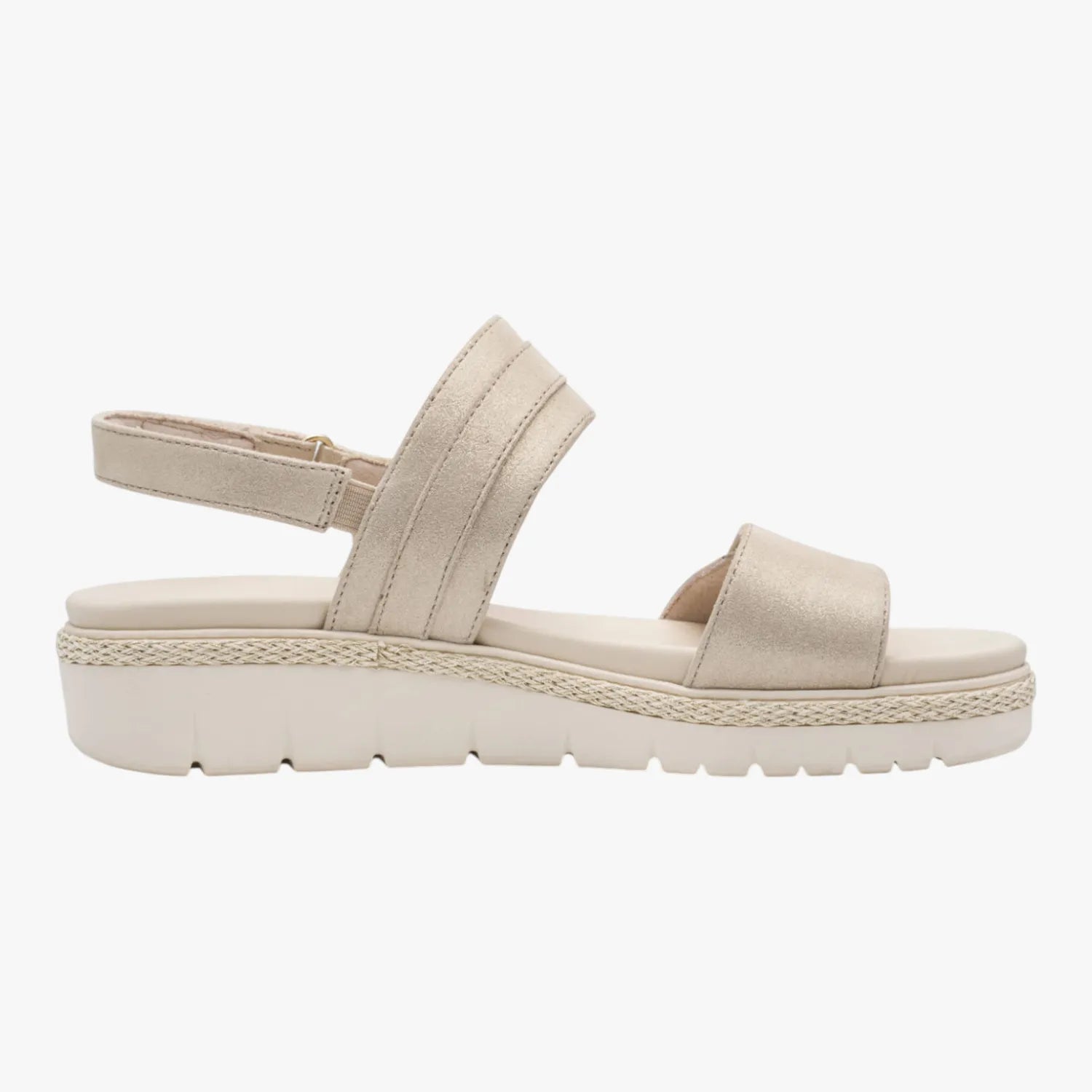 Tamaris Champagne Comfort-Lining Sandal