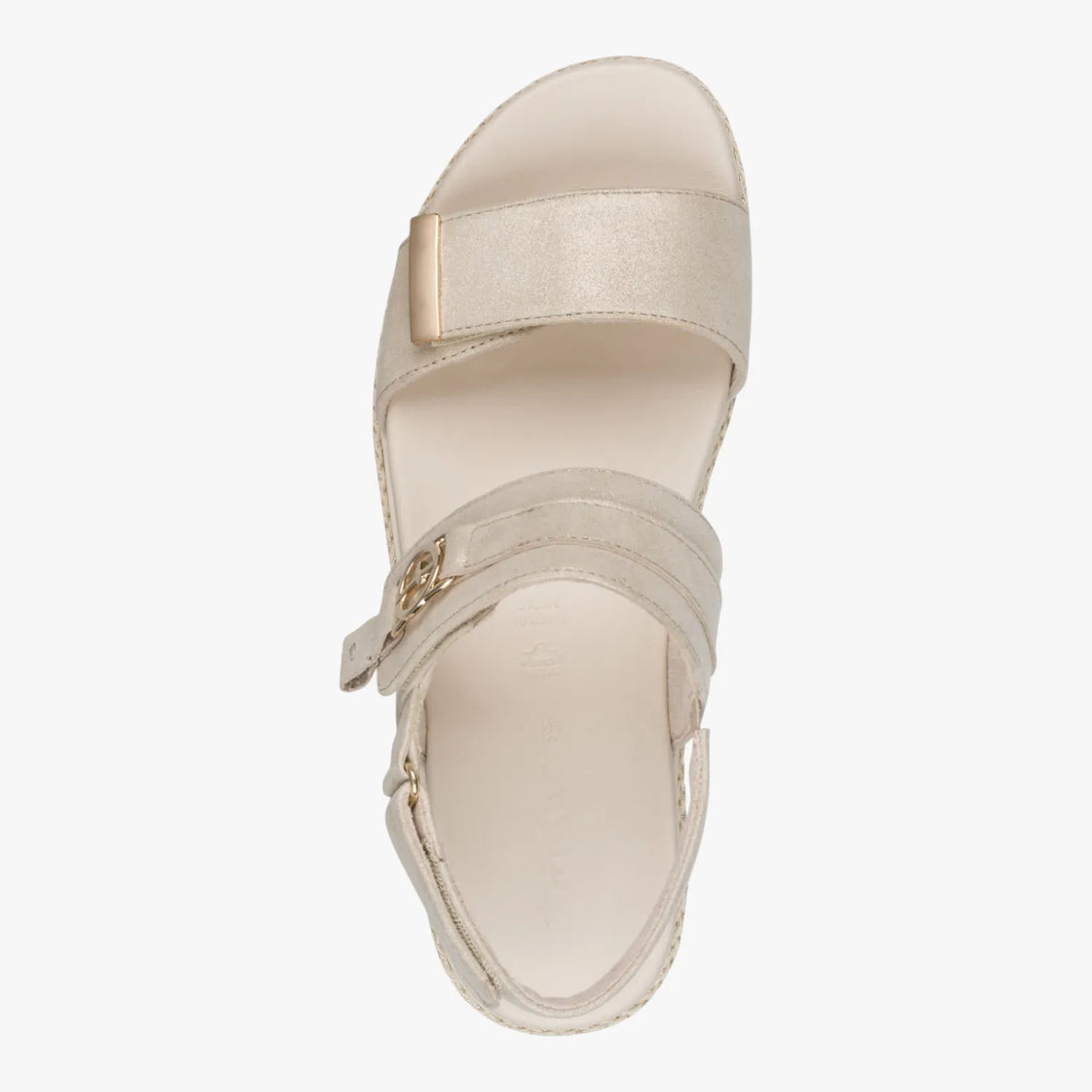 Tamaris Champagne Comfort-Lining Sandal