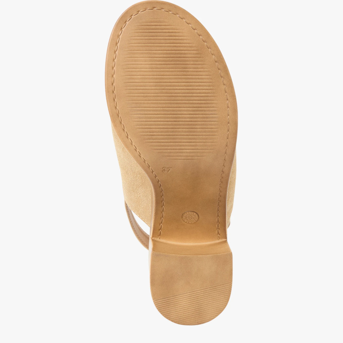 Tamaris Beige Suede Block Heel Sandals 1-28304-44-400
