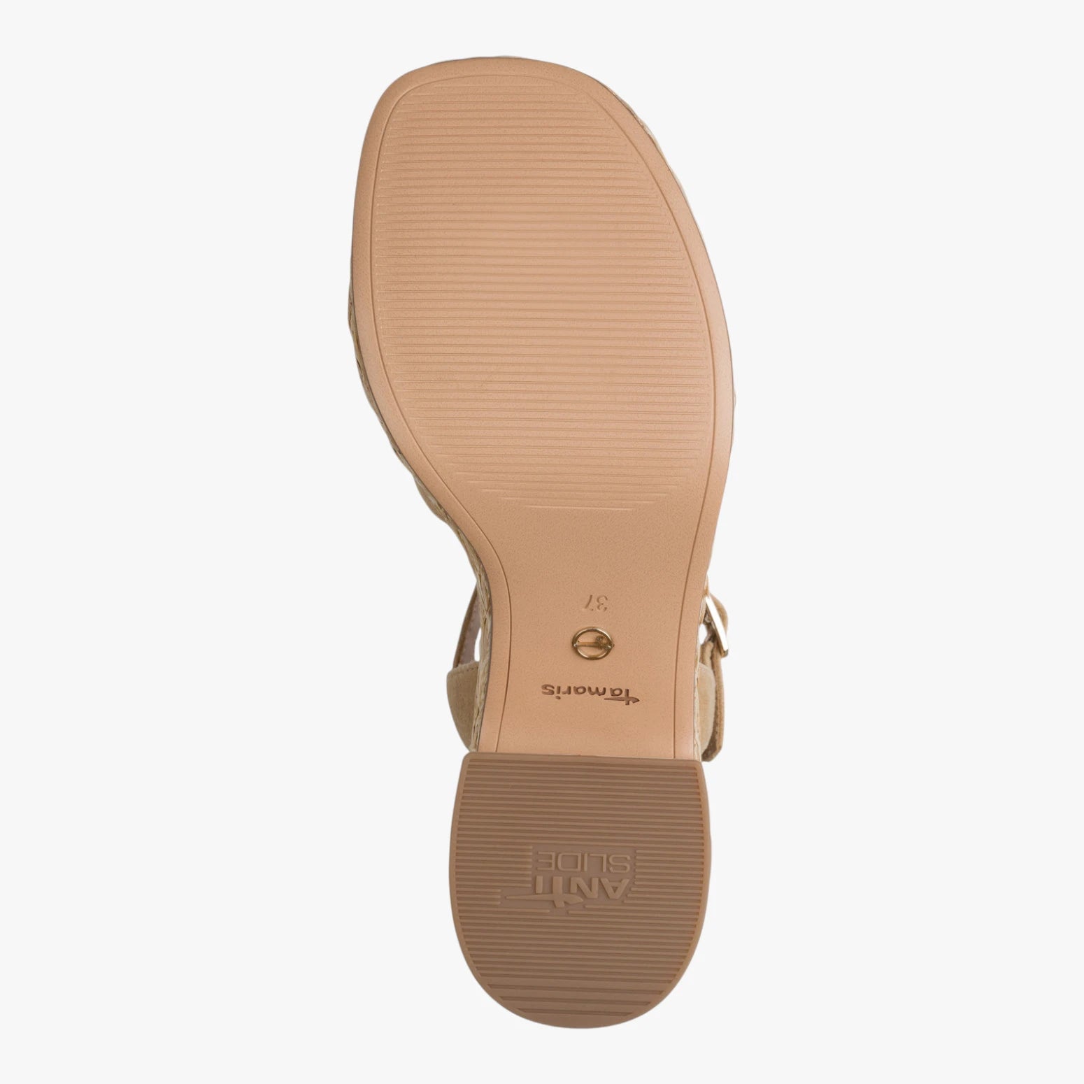Tamaris Tan Suede Platform Sandals 1-28313-44-436