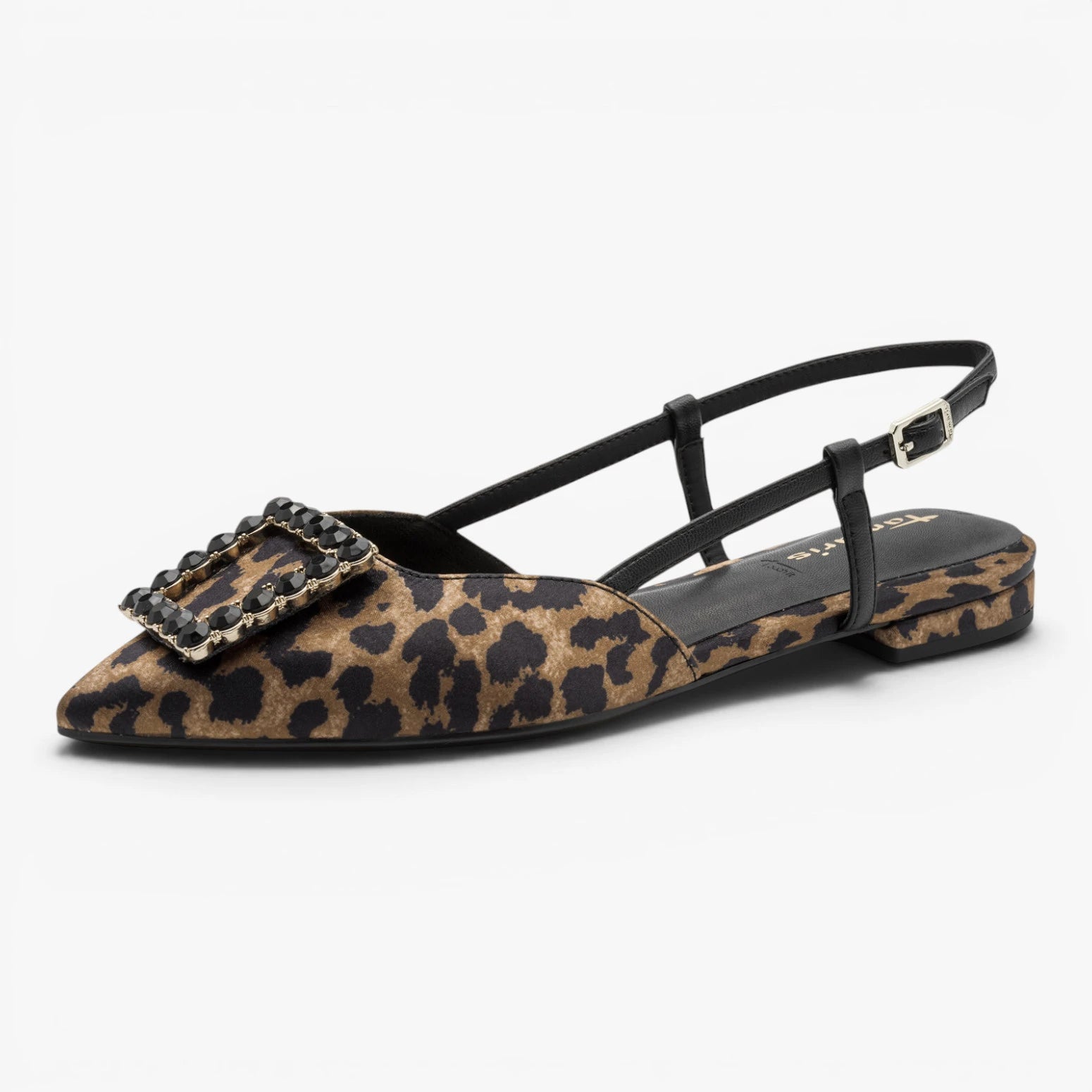 Tamaris Leopard Slingback Shoes 1-29403-42-360