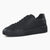 All Black Leather Casual Trainer Style Shoe - Marco Tozzi