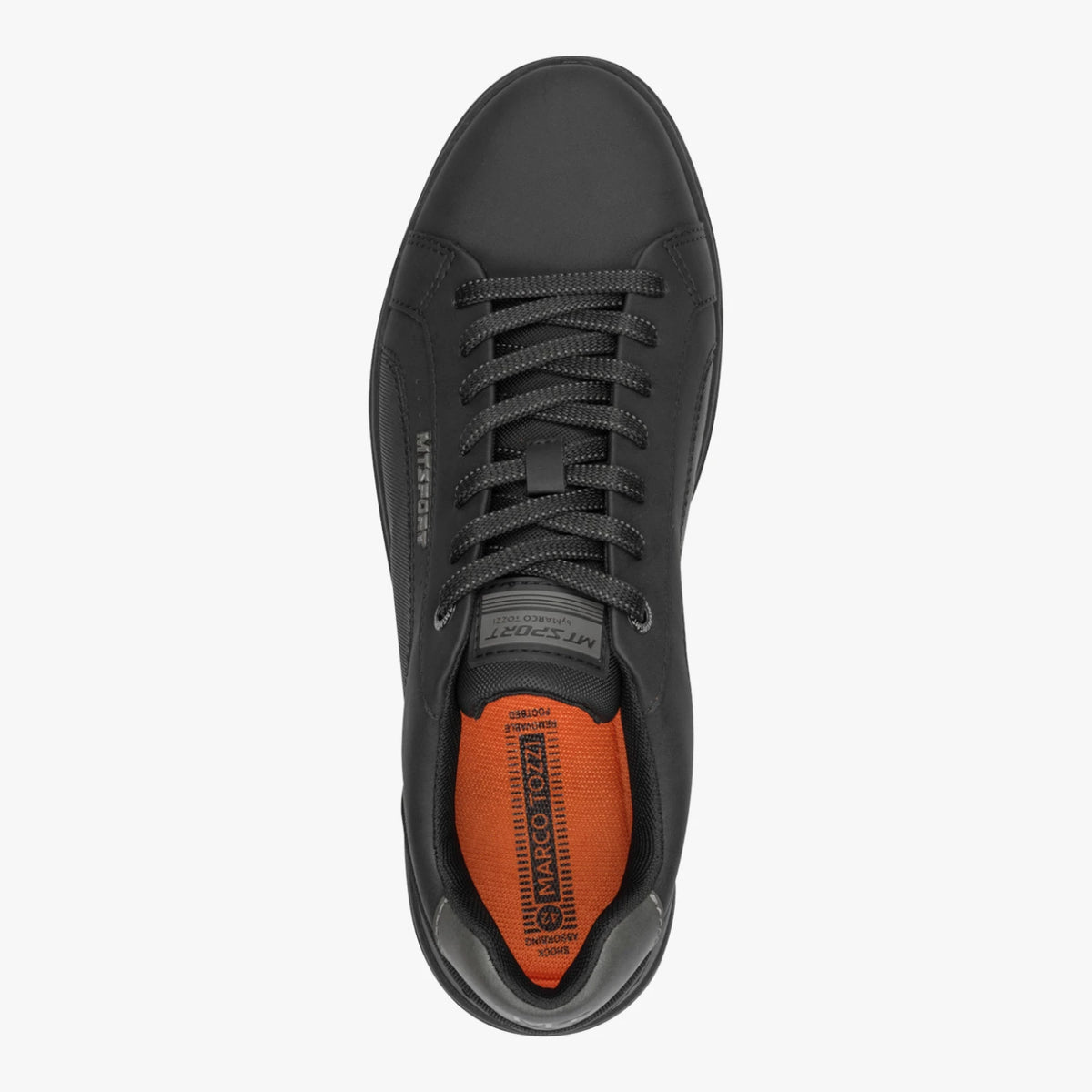 Marco Tozzi Men’s Black Lace-Up Trainers
