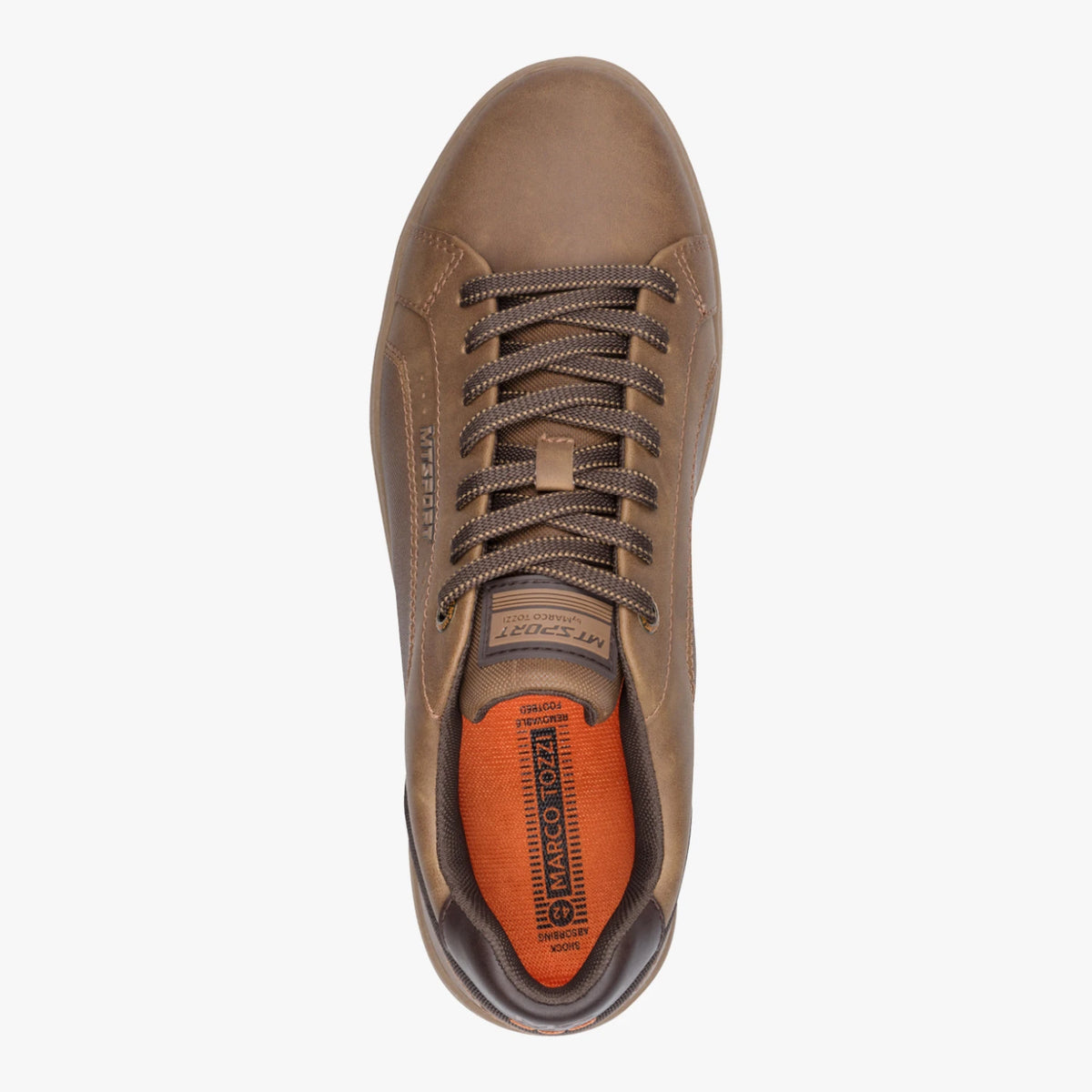 Marco Tozzi Men’s Cognac Lace-Up Trainers