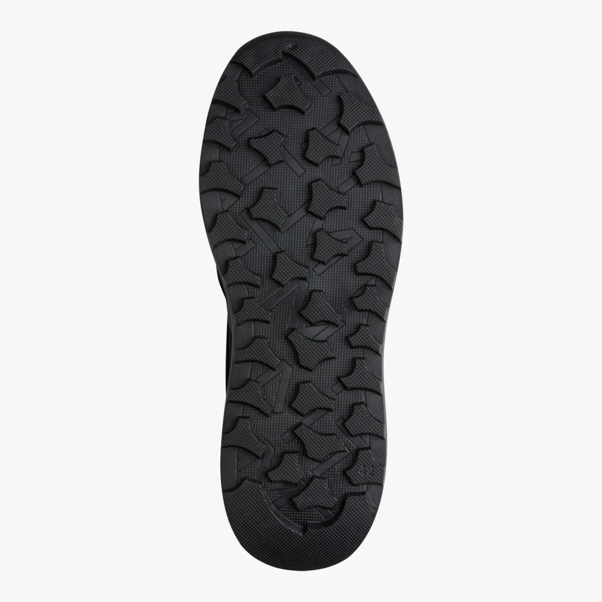 Black treaded outsole of the Marco Tozzi men's MT Sport trainer.
