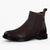 Marco Tozzi by Guido Maria Kretschmer Men's Cognac Chelsea Boots – Brown Leather with Orange Accents - Leavys Shoes