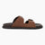 Men's Double Strap Leather Sandals with Adjustable Buckles - Leavys Shoes