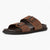 Men's Double Strap Leather Sandals with Adjustable Buckles - Leavys Shoes