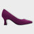 Marco Tozzi Purple Faux Suede Heels with Pointed Toe - Leavys Shoes