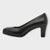 Marco Tozzi Black Heels with Platform and Rounded Toe - Leavys Shoes