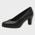 Marco Tozzi Black Heels with Platform and Rounded Toe - Leavys Shoes