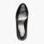 Marco Tozzi Black Court Shoe with Cone Heel & FEEL ME - Leavys Shoes