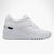 Marco Tozzi All-White Runner – Wedge Sole & Silver Zipper - Leavys Shoes