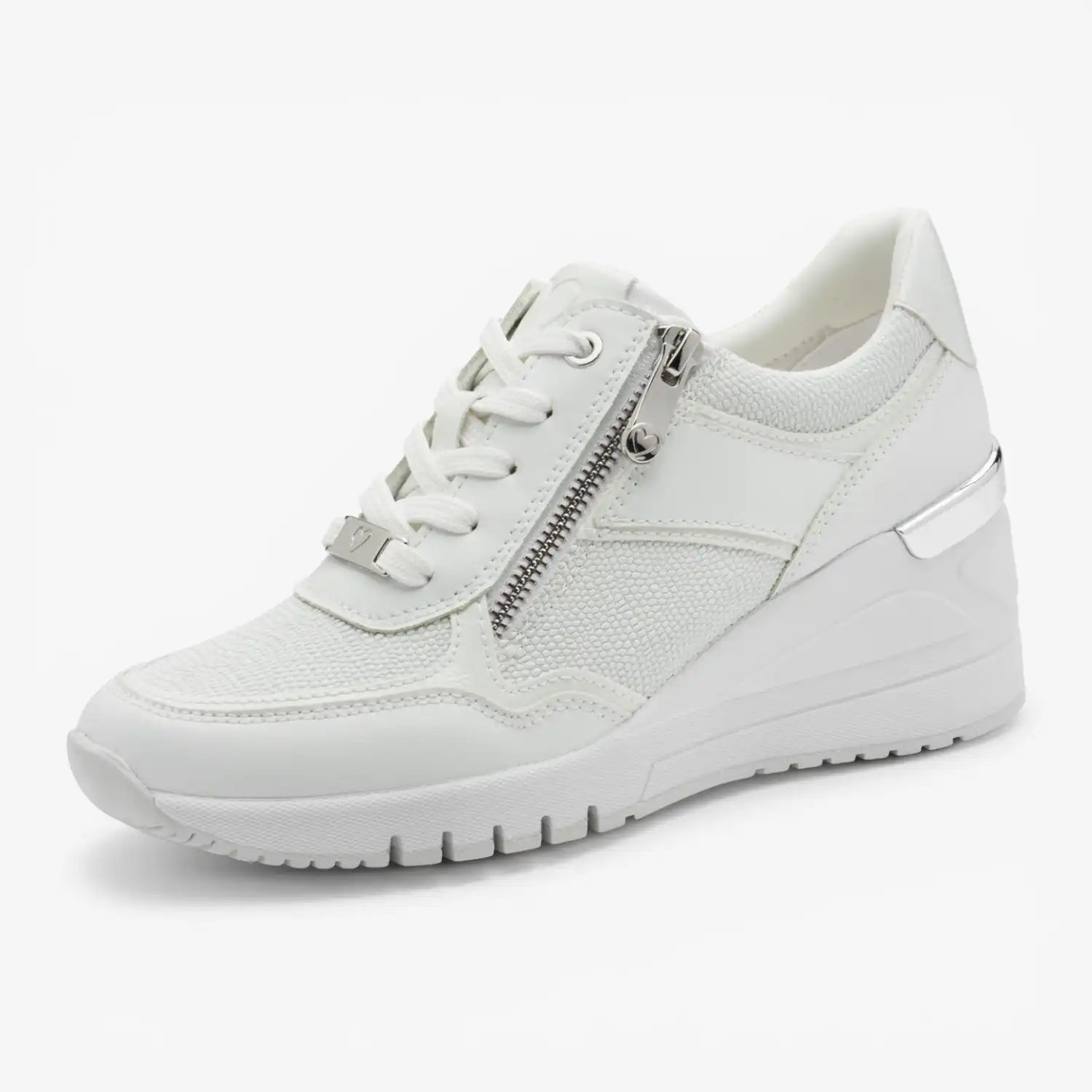 Marco Tozzi White Trainer (Wedge) - 2-23743-42-100