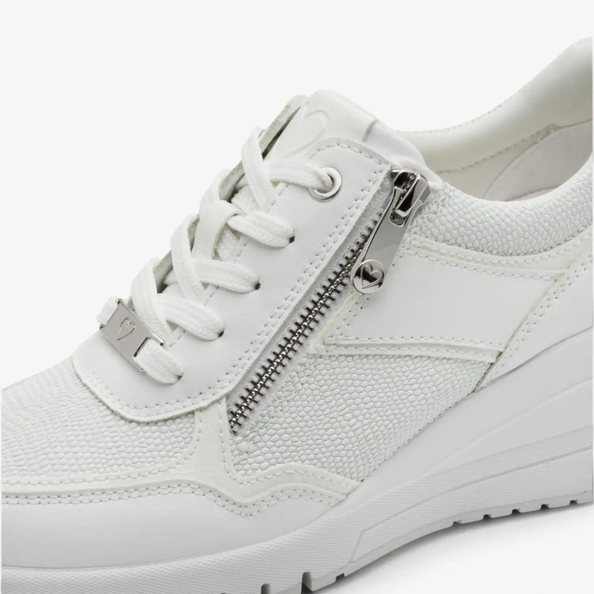 Marco Tozzi White Trainer (Wedge) - 2-23743-42-100
