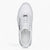 Marco Tozzi All-White Runner – Wedge Sole & Silver Zipper - Leavys Shoes