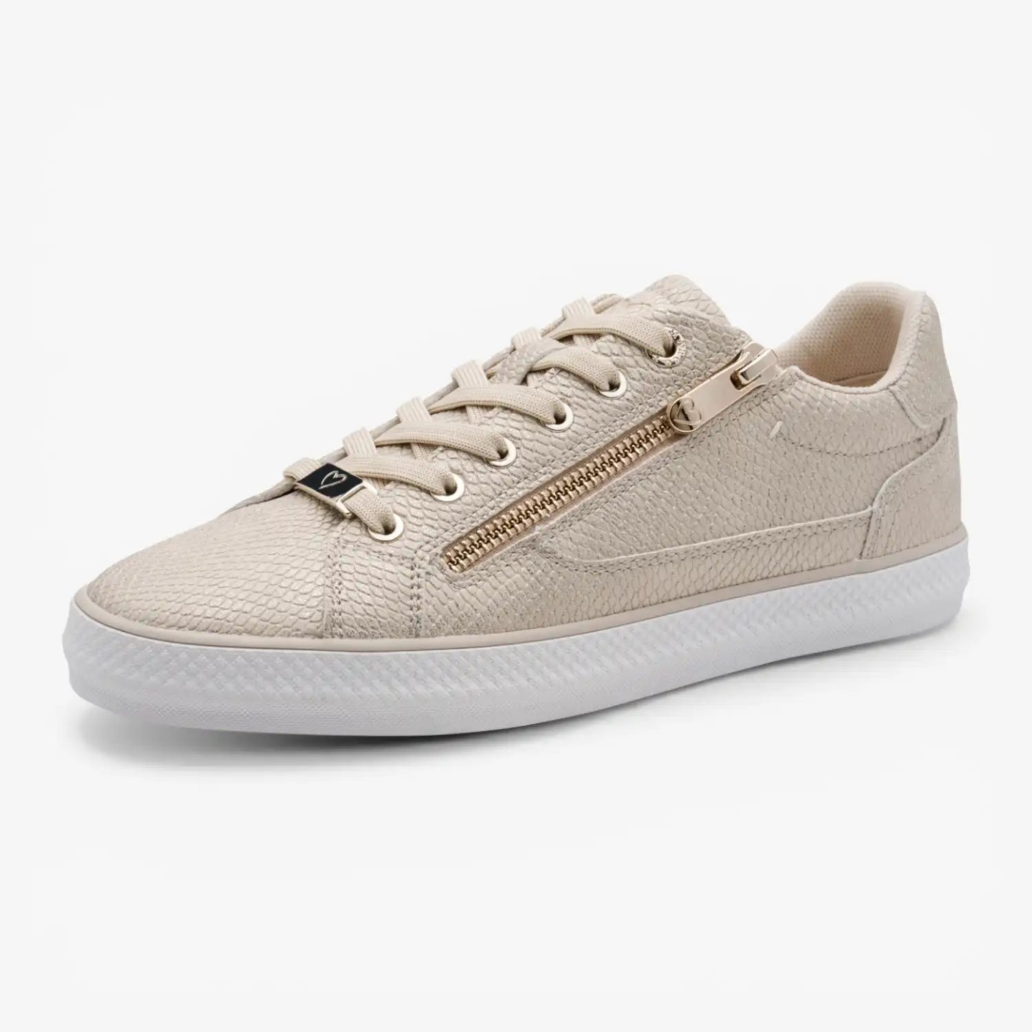 Marco Tozzi Champagne Trainer (Lace Up and Zip) - 2-23757-46-961