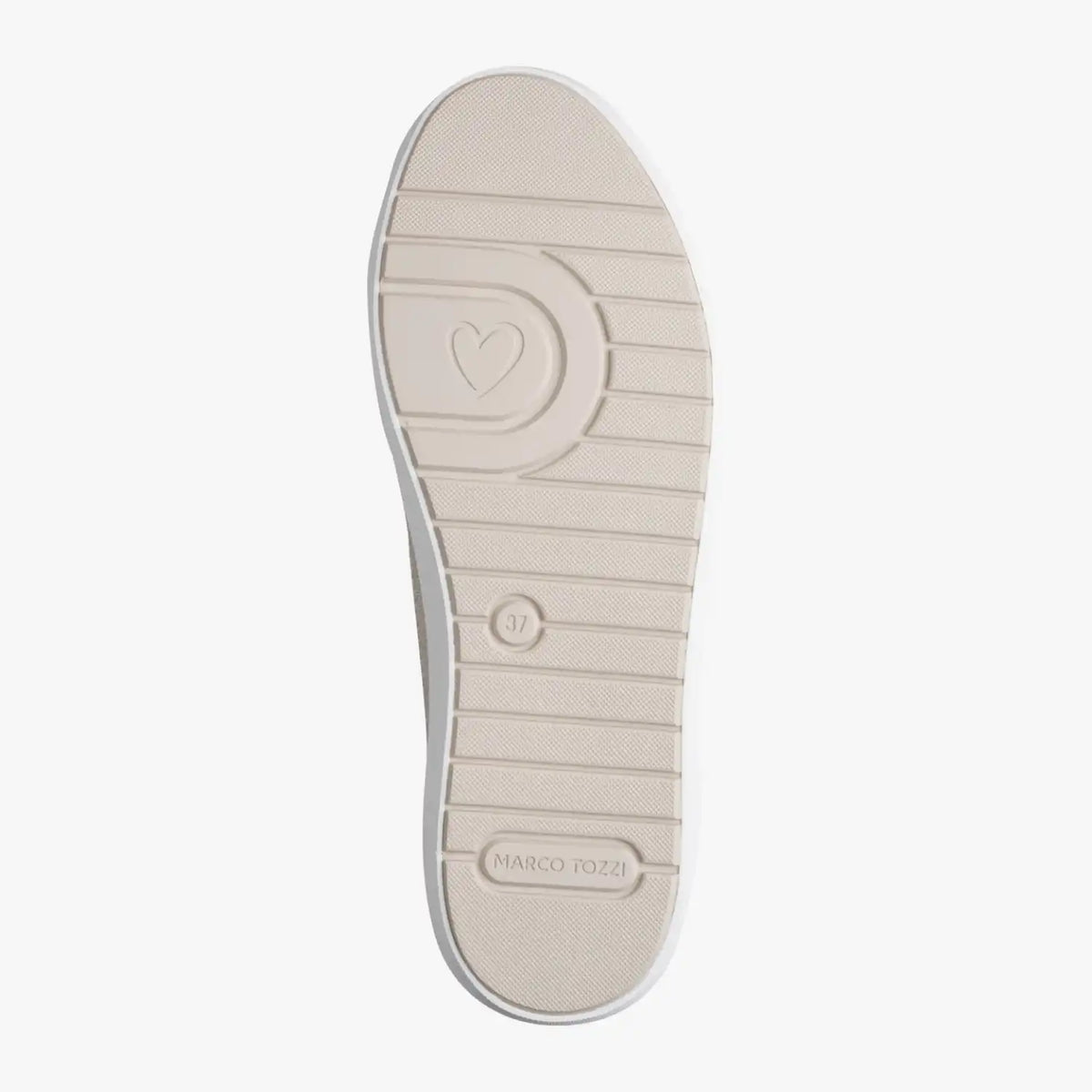 Marco Tozzi Champagne Trainer (Lace Up and Zip) - 2-23757-46-961