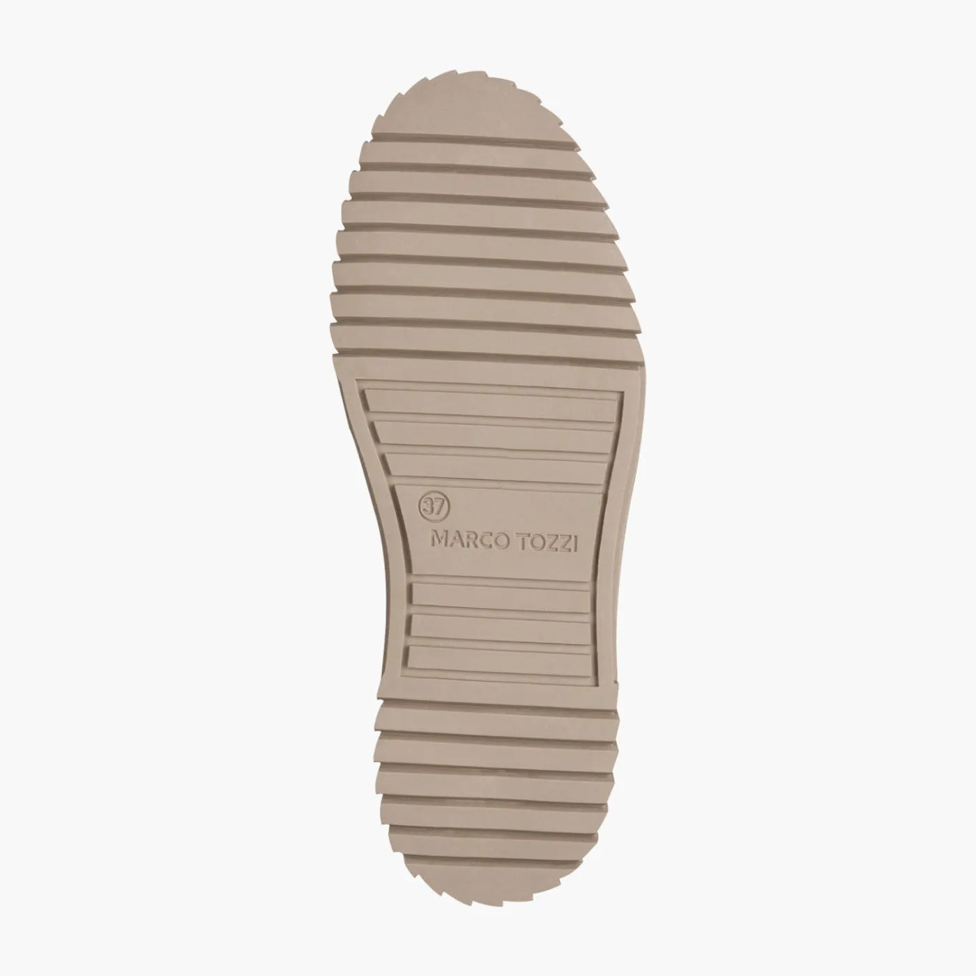 Marco Tozzi Black Platform Trainer with Contrast Sole - Leavys Shoes