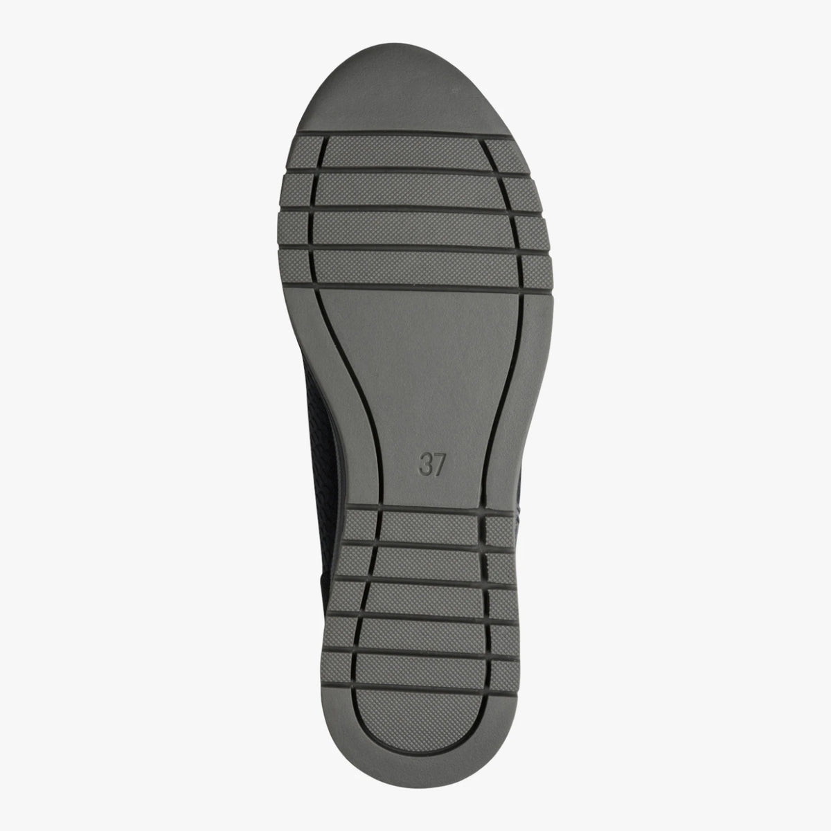 Marco Tozzi Black Zip Wedge Trainers