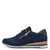 Marco Tozzi Navy Runner with Unique Wedge Sole and Side Zip