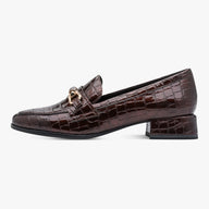 Cognac croc patent