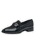 Marco Tozzi Black Patent & Suede Loafer – Chic & Comfortable - Leavys Shoes