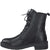 Front view of the Marco Tozzi Black Leather Combat Boot.