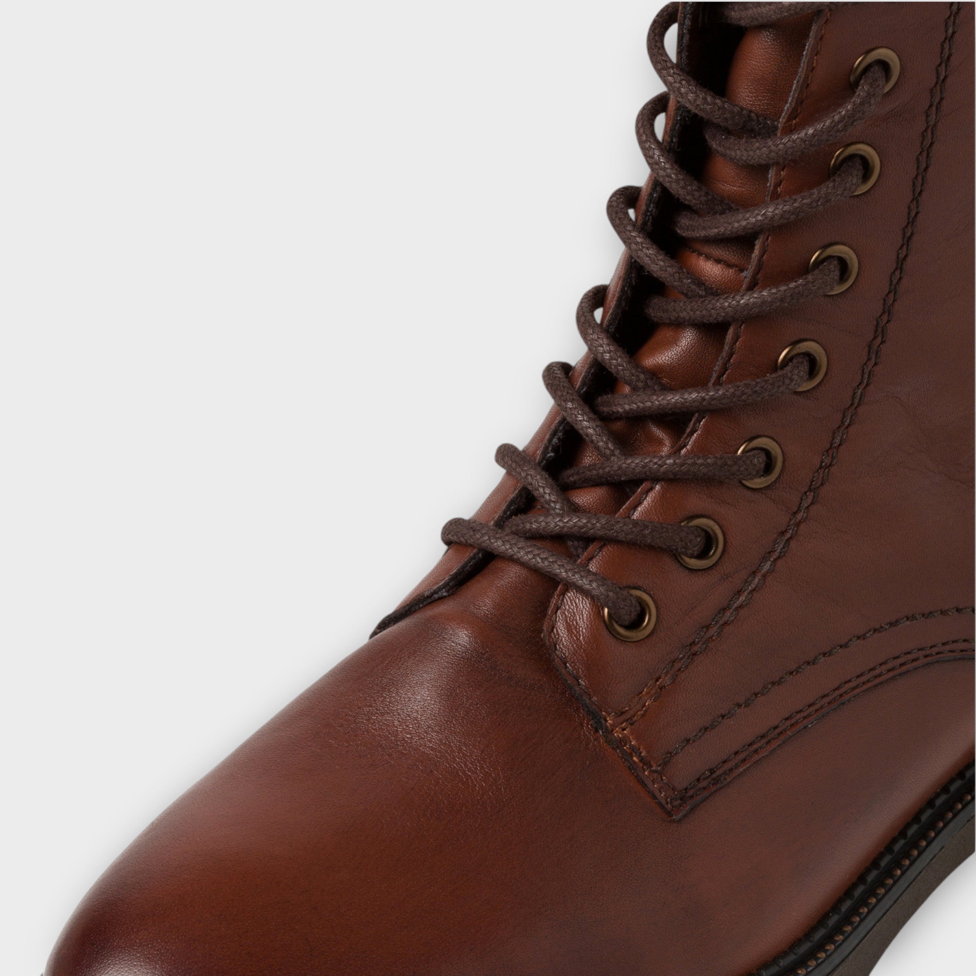 Marco Tozzi Brown Lace-Up Boots - Leavys Shoes