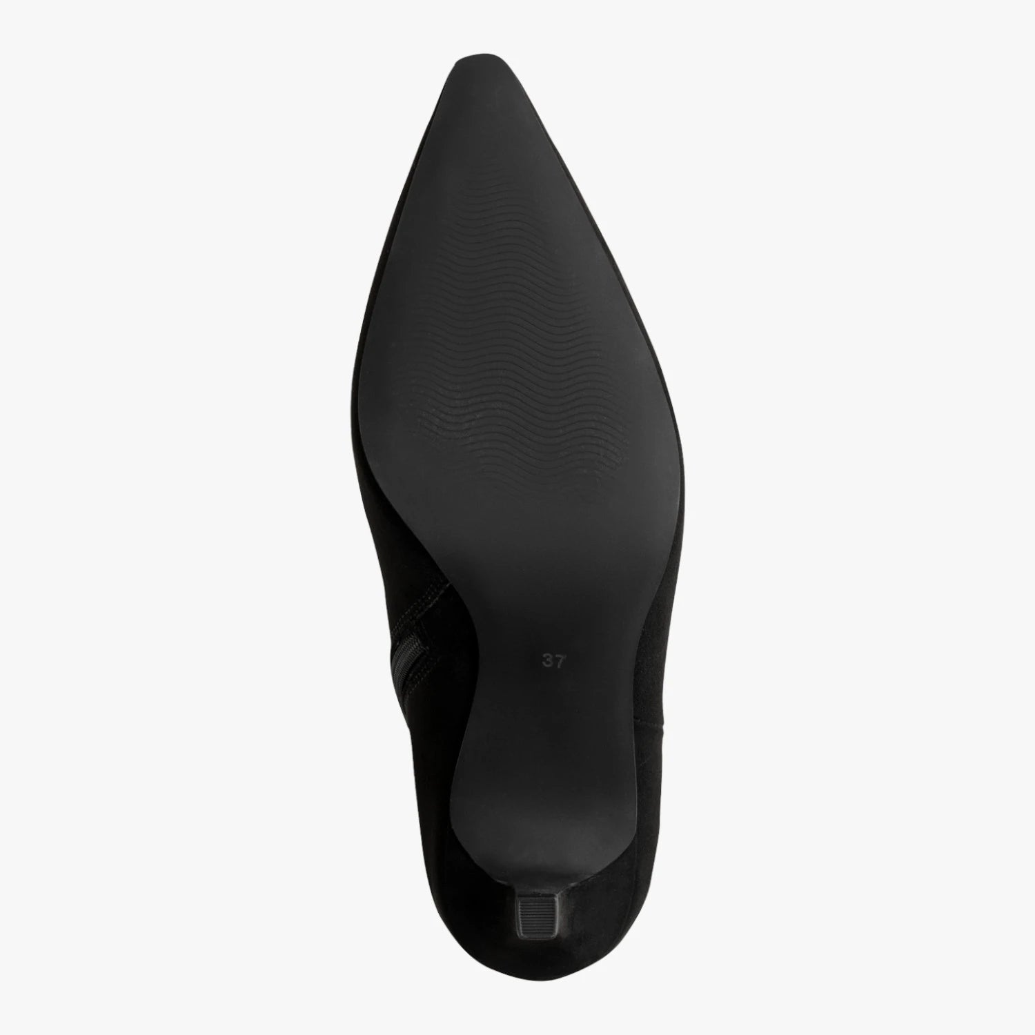 Marco Tozzi Black Pointed-Toe Ankle Boots