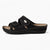 Marco Tozzi Black Mule Sandal – Adjustable & Comfortable - Leavys Shoes